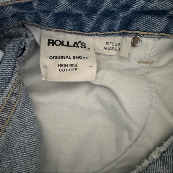 ROLLA'S Original Short High Rise Cutt off Size 26 - Picture 6 of 10